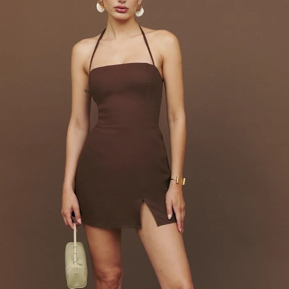 Reformation Linda Linen Dress
